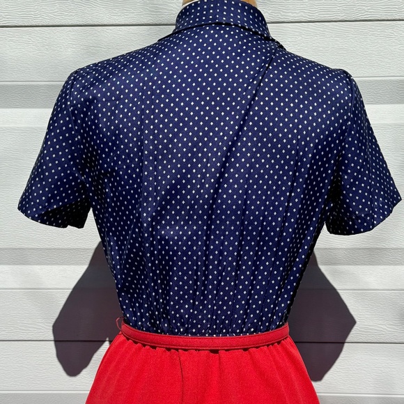 Vintage Cora's Closet Dress (with matching jacket and belt)-petite - Picture 9 of 10